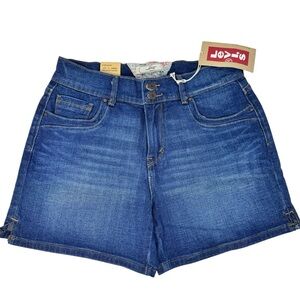 NWT Levi's 515 Short Women Mid Rise Sz.6 Embroidered Jean Shorts